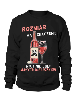 Bluza Damska Rozmiar ma znaczenie - Śmieszne T-Shirty z Nadrukami ?