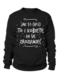 Bluza Męska Jak są chęci - Śmieszne T-Shirty z Nadrukami ?