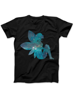 Koszulka Koszulka Damska Galaktyczna wróżka Czarna - Śmieszne T-Shirty z Nadrukami ?