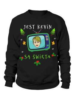 Bluza Męska Jest Kevin są Święta - Śmieszne T-Shirty z Nadrukami ?