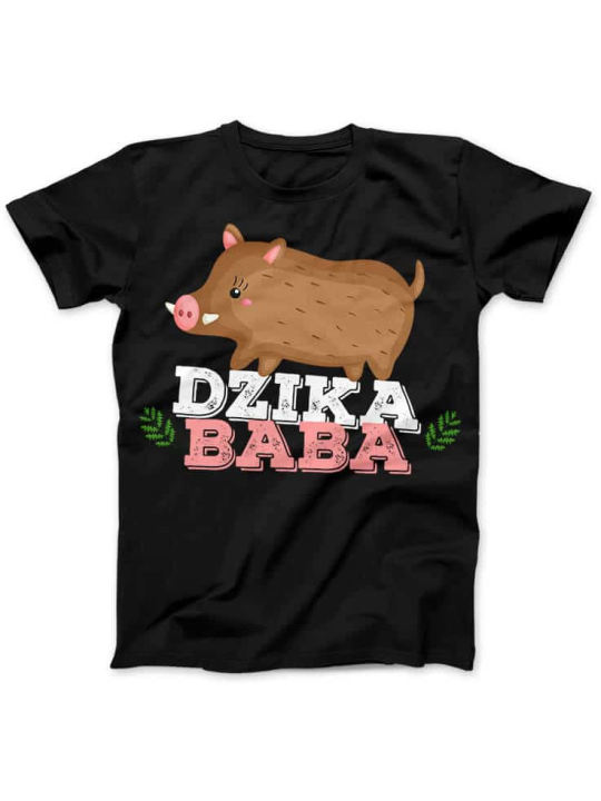 T-shirt Dzika Baba - Koszulka dla Żony na Urodziny ⋆ HiPanda.pl