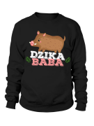 Bluza Damska Dzika Baba - Śmieszne T-Shirty z Nadrukami ?