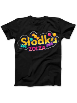 Koszulka Koszulka Damska Słodka Zołza Czarna - Śmieszne T-Shirty z Nadrukami ?
