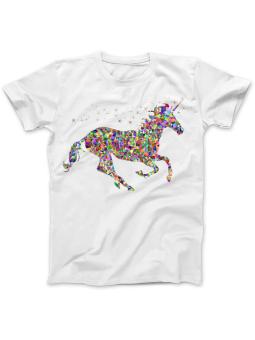 Koszulka Koszulka Damska Jednorożec Biała - Śmieszne T-Shirty z Nadrukami ?