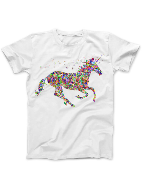 Koszulka Koszulka Damska Jednorożec Biała - Śmieszne T-Shirty z Nadrukami ?