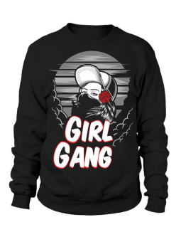Bluza Damska Girl Gang - Śmieszne T-Shirty z Nadrukami ?
