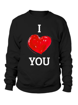 Bluza Damska I Love You - Prezent na Walentynki dla Zakochanych ?