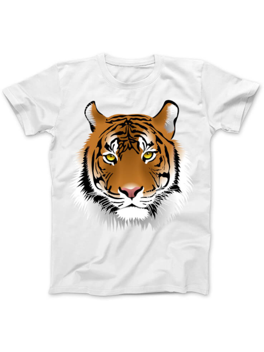 Koszulka Koszulka Damska Tygrys Biała - Śmieszne T-Shirty z Nadrukami ?