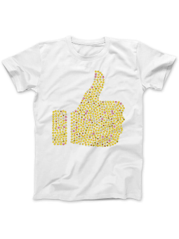 Koszulka Koszulka Damska Emotki OK Biała - Śmieszne T-Shirty z Nadrukami ?