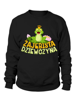 Bluza Damska Żajebista Dziewczyna - Śmieszne T-Shirty z Nadrukami ?