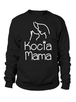 Bluza Damska Kocia Mama - Śmieszne T-Shirty z Nadrukami ?