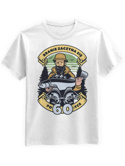 Koszulka Koszulka Męska Branie Zaczyna Się Po [WPISZ WIEK] - Śmieszne T-Shirty z Nadrukami ?