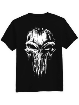 Koszulka Koszulka Męska Punisher Czarna - Śmieszne T-Shirty z Nadrukami ?