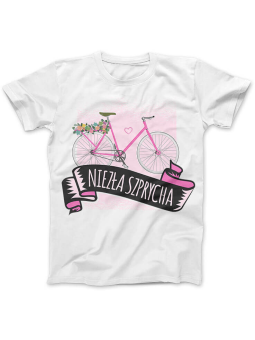 Koszulka Koszulka Damska Niezła Szprycha Biała - Śmieszne T-Shirty z Nadrukami ?