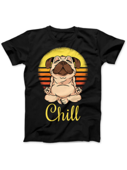 Koszulka Koszulka Damska Chill Czarna - Śmieszne T-Shirty z Nadrukami ?