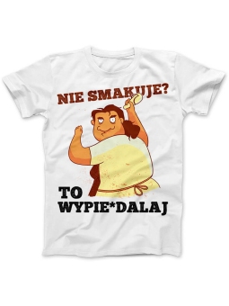 Koszulka Koszulka Damska Nie Smakuje to wypie... Biała - Śmieszne T-Shirty z Nadrukami ?