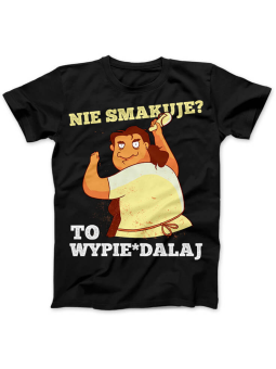 Koszulka Koszulka Damska Nie Smakuje to wypie... Czarna - Śmieszne T-Shirty z Nadrukami ?
