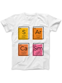 Koszulka Koszulka Damska Sarcasm Chemik Biała - Śmieszne T-Shirty z Nadrukami ?
