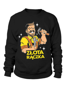 Bluza Męska Złota Rączka - Śmieszne T-Shirty z Nadrukami ?