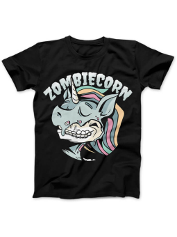 Koszulka Koszulka Damska ZOMBIECORN Czarna - Śmieszne T-Shirty z Nadrukami ?