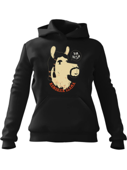 Bluza Męska z kapturem Kendrick Llama Czarna - Śmieszne gadżety z Nadrukami ?