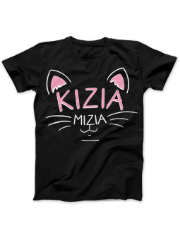 Koszulka Koszulka Damska Kizia Mizia Czarna - Śmieszne T-Shirty z Nadrukami ?