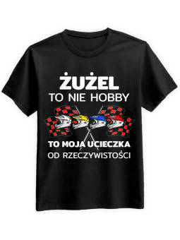 Koszulka Koszulka Męska Żużel to nie hobby Czarna - Śmieszne T-Shirty z Nadrukami ?