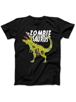 Koszulka Koszulka Damska Zombiesaurus Czarna - Śmieszne T-Shirty z Nadrukami ?