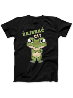 Koszulka Koszulka Damska Żajebać Ci Czarna - Śmieszne T-Shirty z Nadrukami ?