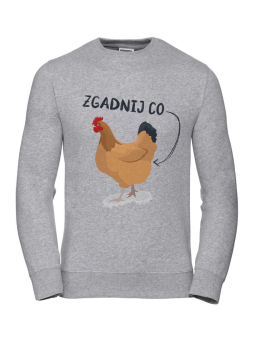 Bluza Męska Zgadnij Co - Śmieszne T-Shirty z Nadrukami ?