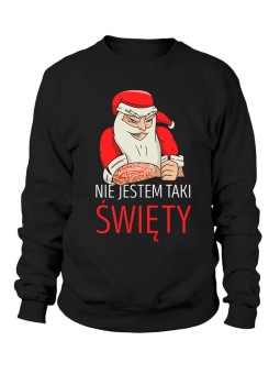 Bluza Męska Nie jestem taki święty - Śmieszne T-Shirty z Nadrukami ?