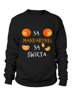 Bluza Damska Są mandarynki są święta - Śmieszne T-Shirty z Nadrukami ?