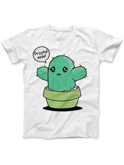 Koszulka Koszulka Damska Przytul mnie Biała - Śmieszne T-Shirty z Nadrukami ?