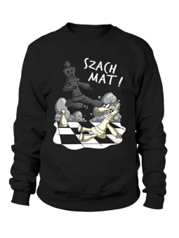 Bluza Męska Szach Mat - Śmieszne T-Shirty z Nadrukami ?