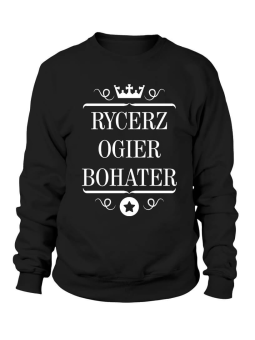 Bluza Męska Rycerz Ogier i Bohater - Śmieszne T-Shirty z Nadrukami ?