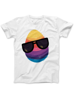 Koszulka Koszulka Damska Easter EGG Chill Biała - Śmieszne T-Shirty z Nadrukami ?