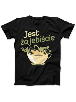 Koszulka Koszulka Damska Jest Żajebiście Czarna - Śmieszne T-Shirty z Nadrukami ?