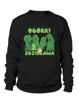 Bluza Męska Ogórki Zdzisława - Śmieszne T-Shirty z Nadrukami ?