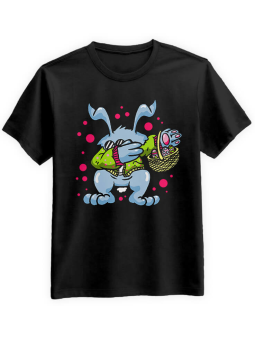 Koszulka Koszulka Męska Wielkanocny DAB Czarna - Śmieszne T-Shirty z Nadrukami ?