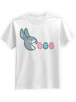 Koszulka Koszulka Męska PAC Bunny Biała - Śmieszne T-Shirty z Nadrukami ?