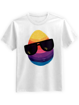 Koszulka Koszulka Męska Easter EGG Chill Biała - Śmieszne T-Shirty z Nadrukami ?