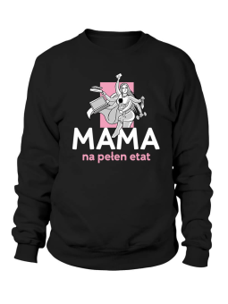 Bluza Damska Mama na pełen etat - Śmieszne T-Shirty z Nadrukami ?