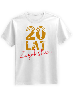 Koszulka Koszulka Męska Lata Zayebistości [WYBIERZ WIEK] - Śmieszne T-Shirty z Nadrukami ?