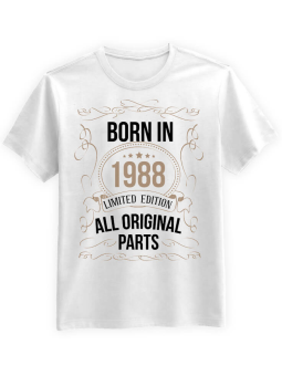 Koszulka Koszulka Męska Born In [WYBIERZ ROCZNIK] - Śmieszne T-Shirty z Nadrukami ?