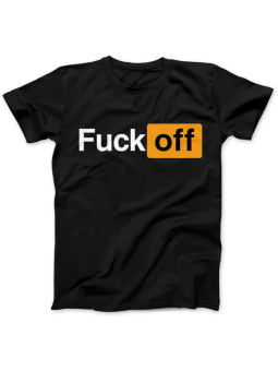 Koszulka Koszulka Damska FvckOFF Czarna - Śmieszne T-Shirty z Nadrukami ?