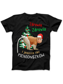 Koszulka Koszulka Damska I Jeszcze Raz Pieniążków Czarna - Śmieszne T-Shirty z Nadrukami ?