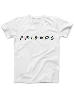 Koszulka Koszulka Damska Friends Biała - Śmieszne T-Shirty z Nadrukami ?