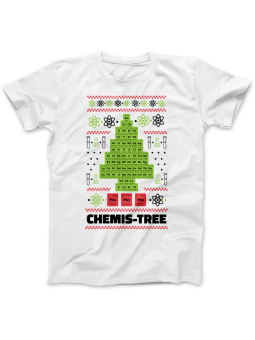 Koszulka Koszulka Damska CHEMIST TREE Biała - Śmieszne T-Shirty z Nadrukami ?