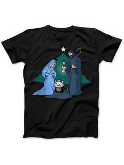 Koszulka Koszulka Damska Szopka Czarna - Śmieszne T-Shirty z Nadrukami ?