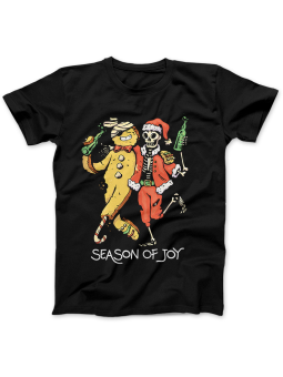 Koszulka Koszulka Damska Season of Joy Czarna - Śmieszne T-Shirty z Nadrukami ?